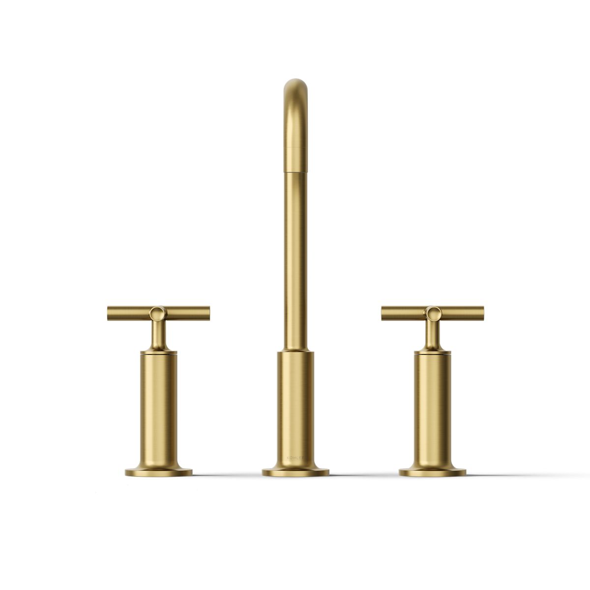 KOHLER Purist Widespread bathroom sink faucet with Cross handles, 1.2 gpm