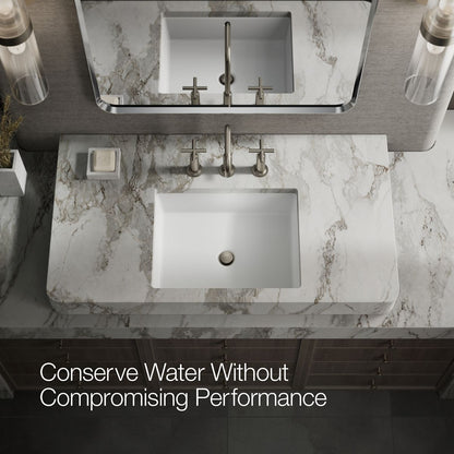 KOHLER Purist Widespread bathroom sink faucet with Cross handles, 1.2 gpm