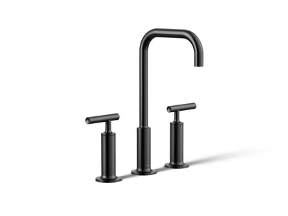 KOHLER Purist Widespread bathroom sink faucet with Lever handles, 1.2 gpm