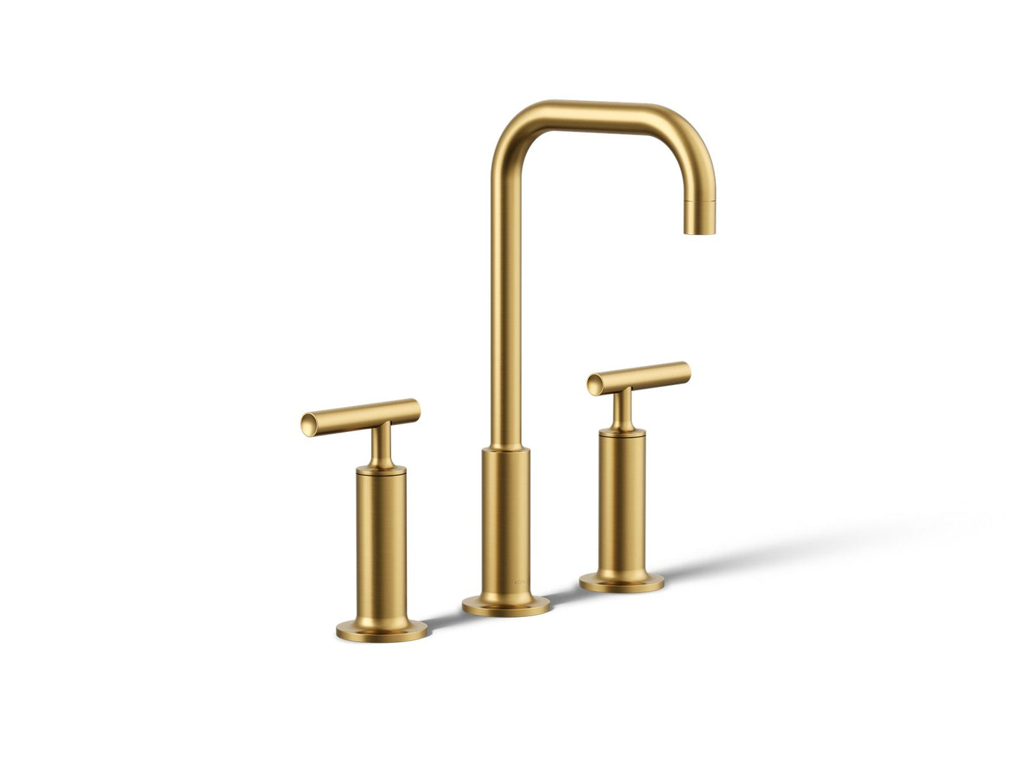 KOHLER Purist Widespread bathroom sink faucet with Lever handles, 1.2 gpm
