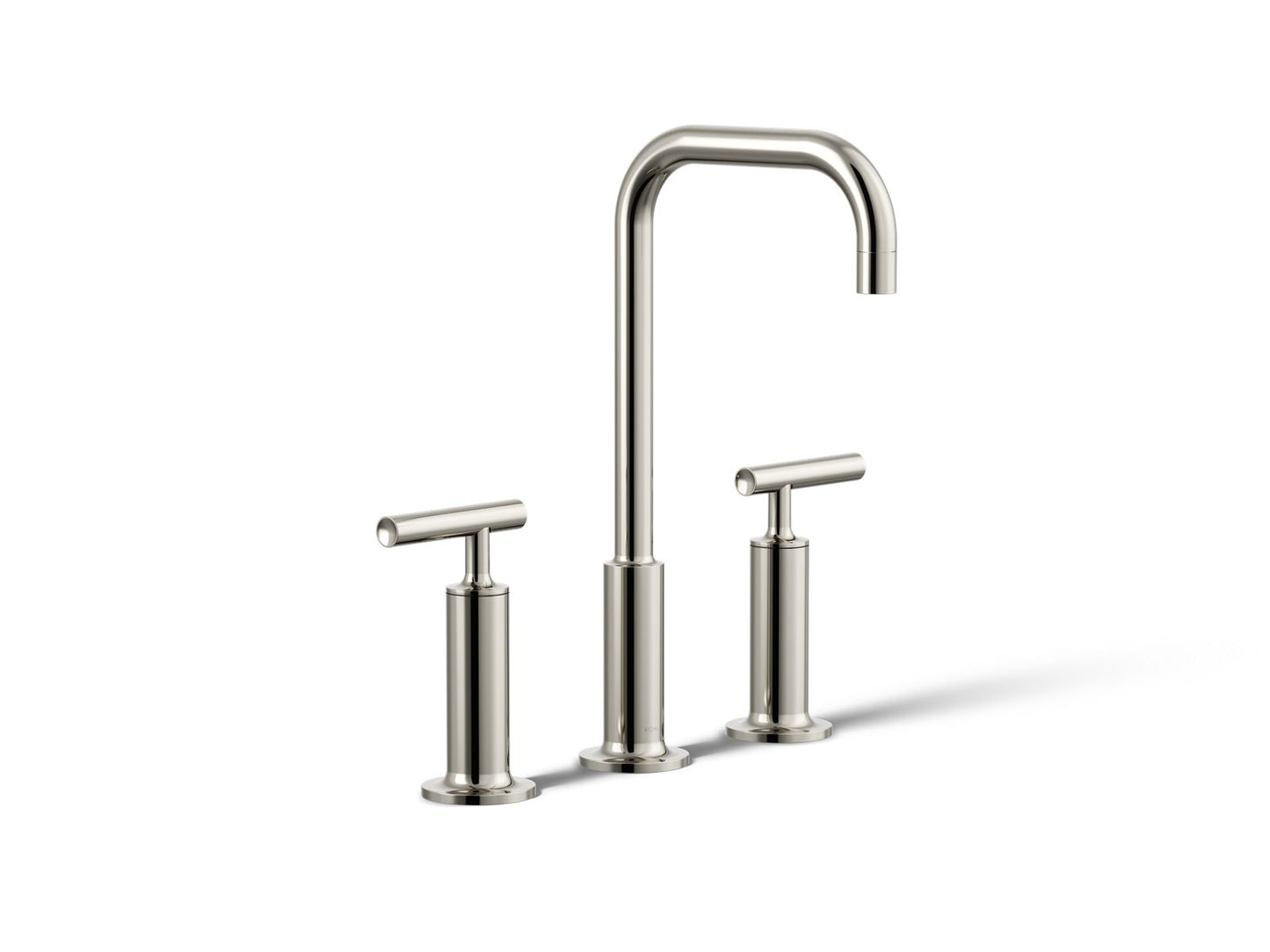 KOHLER Purist Widespread bathroom sink faucet with Lever handles, 1.2 gpm