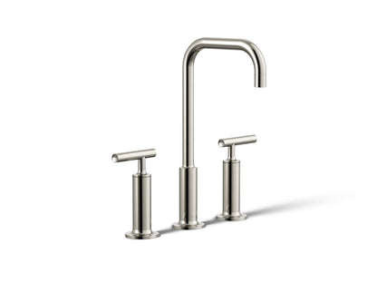 KOHLER Purist Widespread bathroom sink faucet with Lever handles, 1.2 gpm