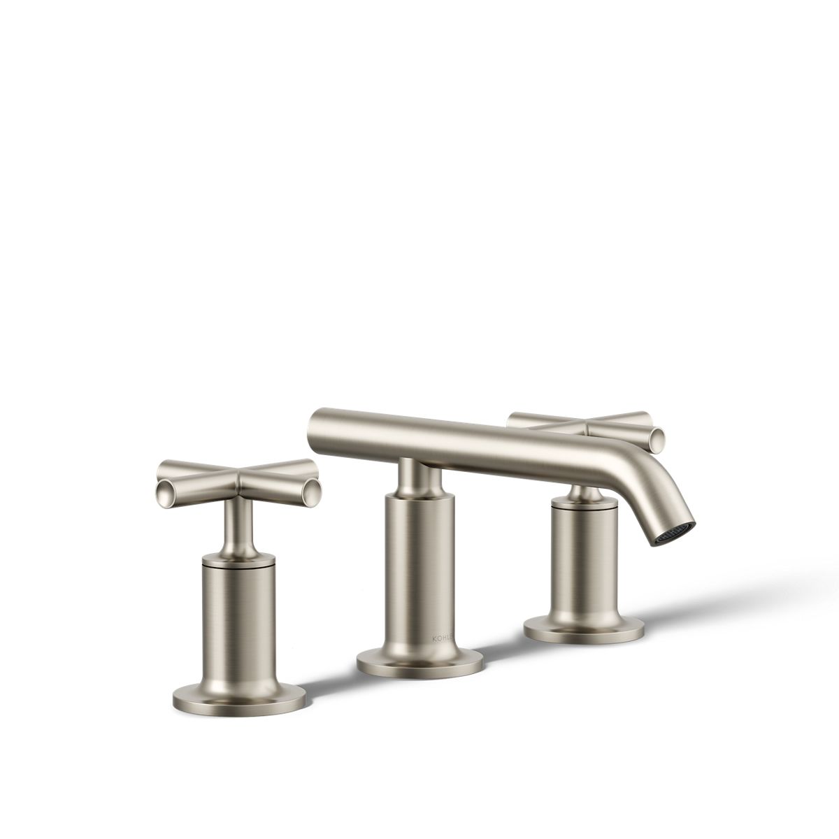 KOHLER Purist Widespread bathroom sink faucet with Cross handles, 1.2 gpm