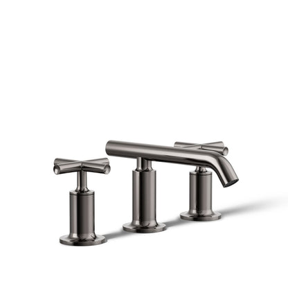 KOHLER Purist Widespread bathroom sink faucet with Cross handles, 1.2 gpm