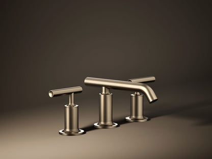 KOHLER Purist Widespread bathroom sink faucet with Lever handles, 1.2 gpm