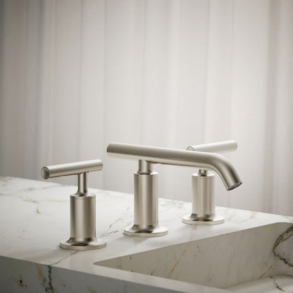 KOHLER Purist Widespread bathroom sink faucet with Lever handles, 1.2 gpm