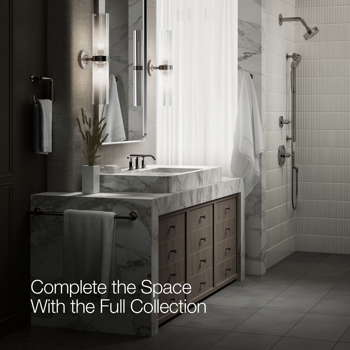 KOHLER Purist Widespread bathroom sink faucet with Lever handles, 1.2 gpm