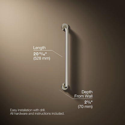 3/4 view of product with dimensions