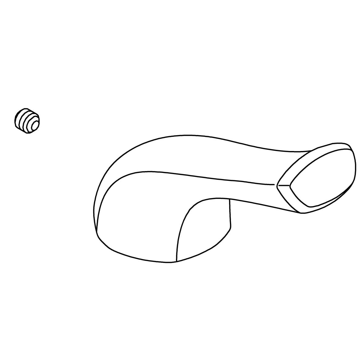 KOHLER K-1479253 Handle Kit, vibrant brushed moderne brass