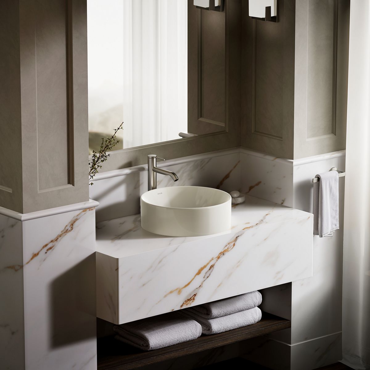 KOHLER K-14800 Vox 16-1/2" round vessel bathroom sink