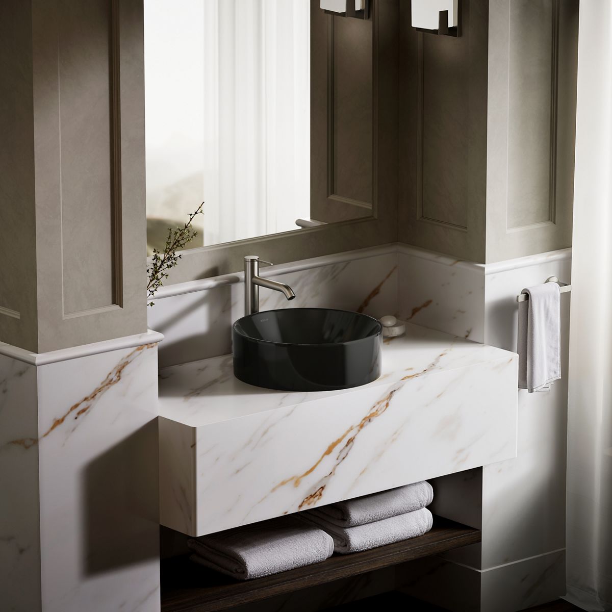 KOHLER K-14800 Vox 16-1/2" round vessel bathroom sink