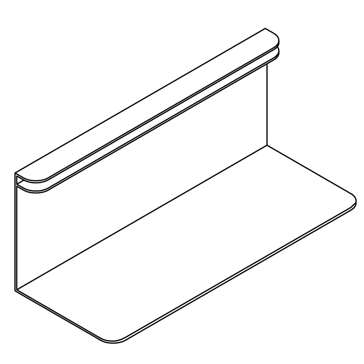 KOHLER K-1522022 Shelving Accessory Kit, matte black