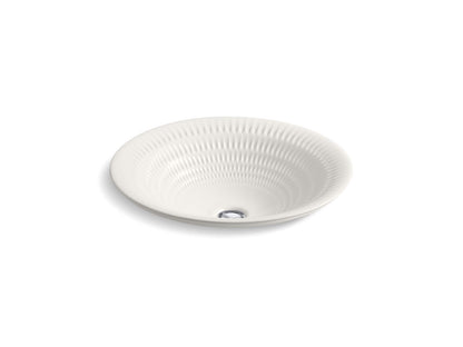KOHLER K-17890-RL Derring Carillon 17-3/4" Round Drop-in Bathroom Sink, No Overflow