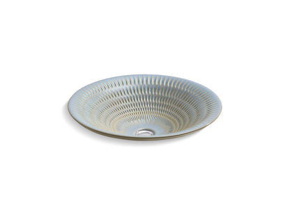 KOHLER K-17890-RL Derring Carillon 17-3/4" round drop-in bathroom sink, no overflow