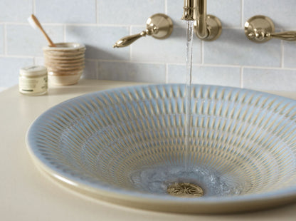 KOHLER K-17890-RL Derring Carillon 17-3/4" round drop-in bathroom sink, no overflow