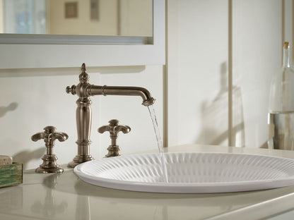KOHLER K-17890-RL Derring Carillon 17-3/4" round drop-in bathroom sink, no overflow