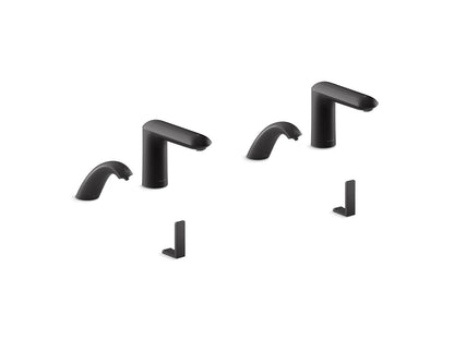 KOHLER K-181030-BK1 Kumin Curve Touchless lavatory faucets and soap dispensers for Constellation lavatory system, 0.5 gpm