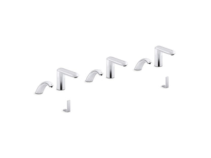 KOHLER K-181031-BK1 Kumin Curve Touchless lavatory faucets and soap dispensers for Constellation lavatory system, 0.5 gpm