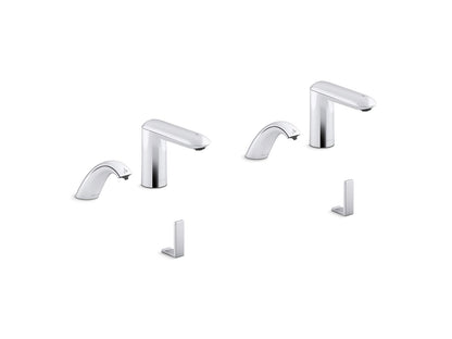 KOHLER K-181032-BK1 Kumin Curve Touchless lavatory faucets and soap dispensers for Constellation lavatory system, 0.5 gpm