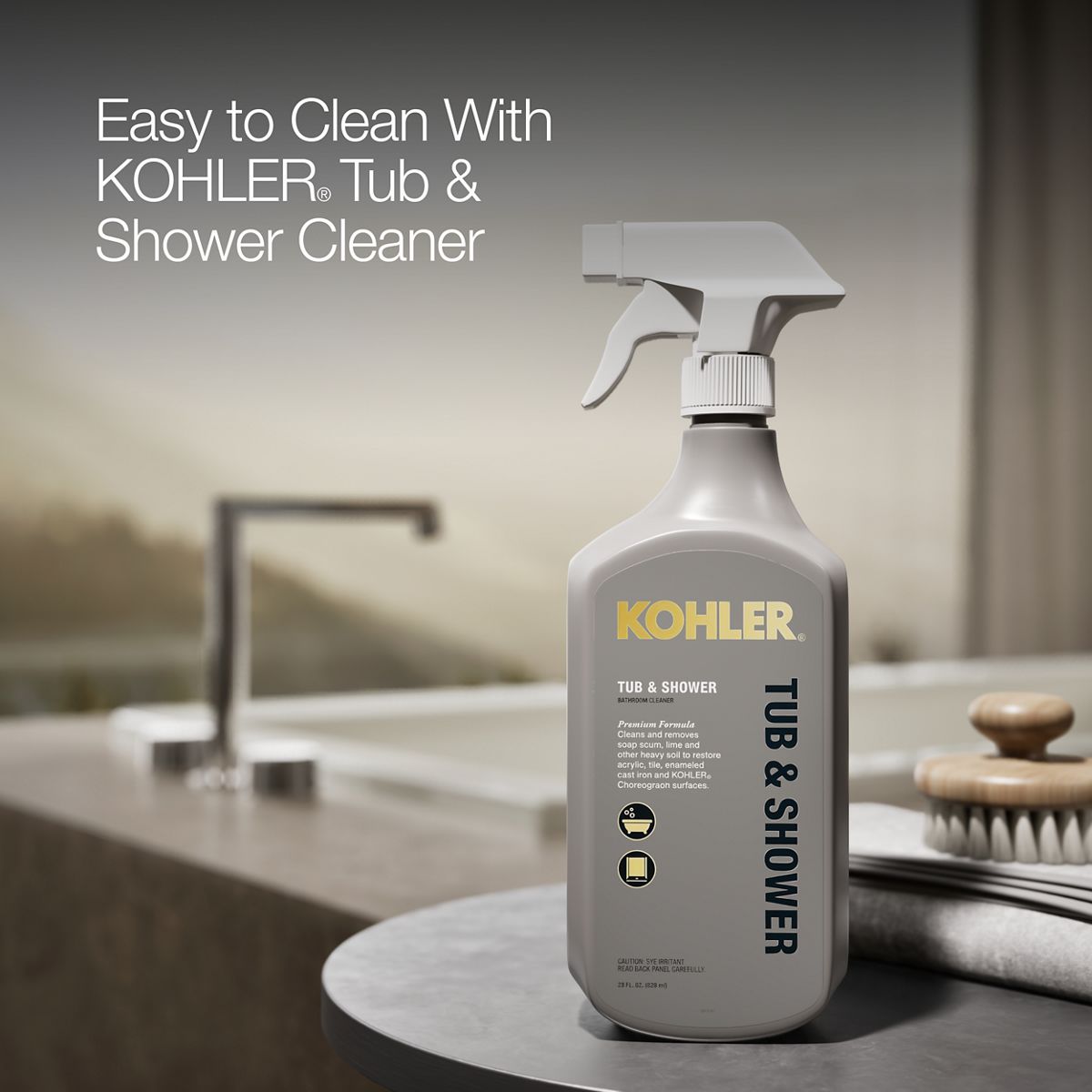KOHLER K-1821 Underscore 66" x 32" drop-in bath