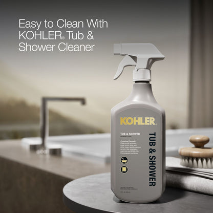 KOHLER K-1821-W1 Underscore 66" x 32" drop-in bath with Bask heated surface