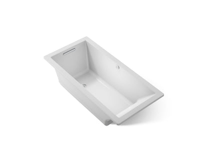 KOHLER K-1822-GHW Underscore 66" x 32" drop-in Heated BubbleMassage air bath with Bask heated surface