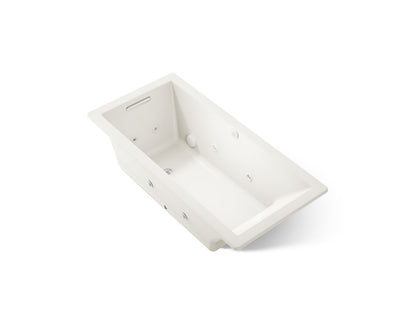 KOHLER K-1822-XHGH Underscore 66" x 32" drop-in Heated BubbleMassage air bath with whirlpool
