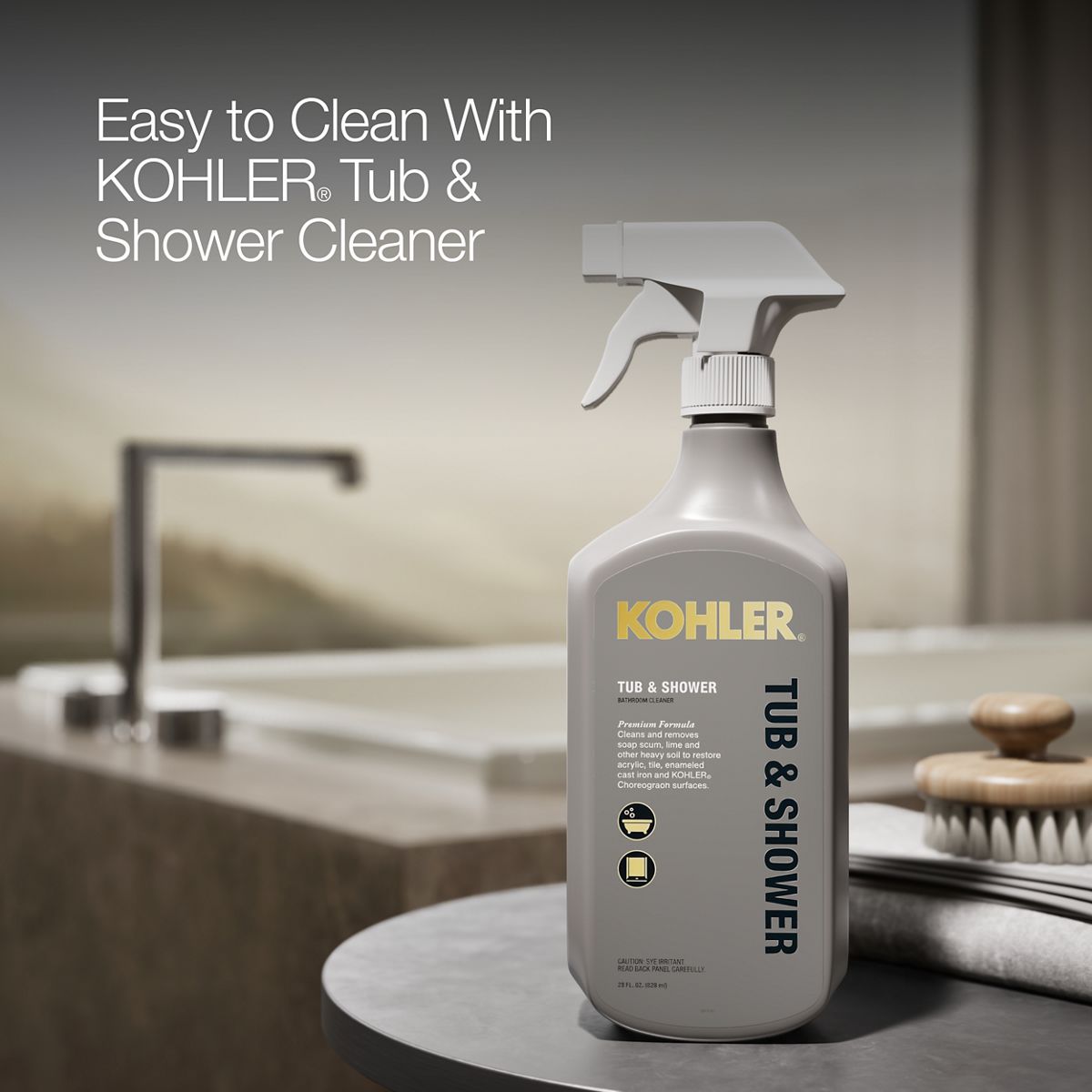 KOHLER K-1834-W1 Underscore 72" x 36" drop-in bath with Bask heated surface