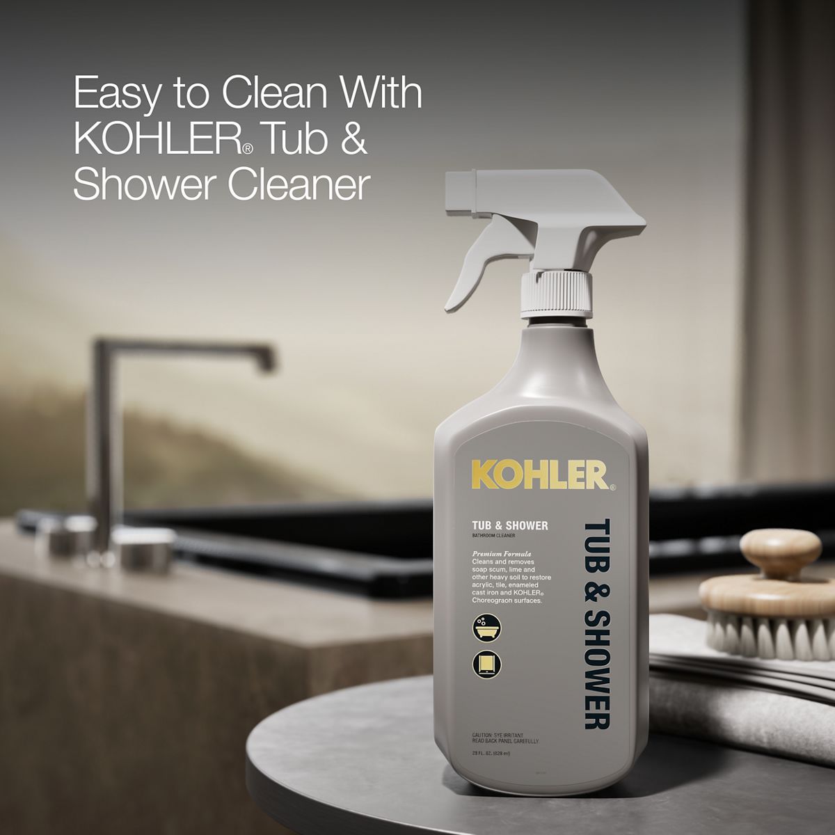 KOHLER K-1834-W1 Underscore 72" x 36" drop-in bath with Bask heated surface