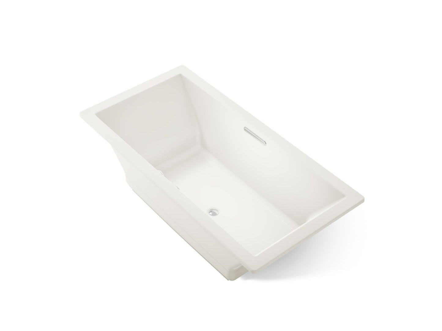 KOHLER K-1835-GHW Underscore 72" x 36" drop-in Heated BubbleMassage air bath with Bask heated surface