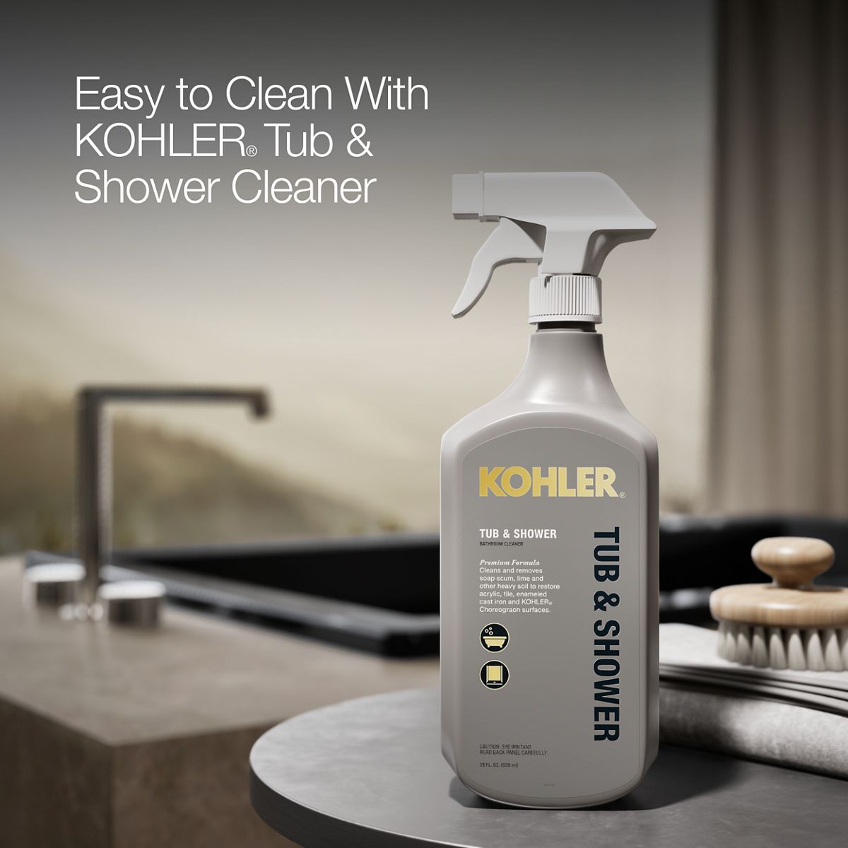 KOHLER K-1848 Underscore 60" x 36" drop-in bath