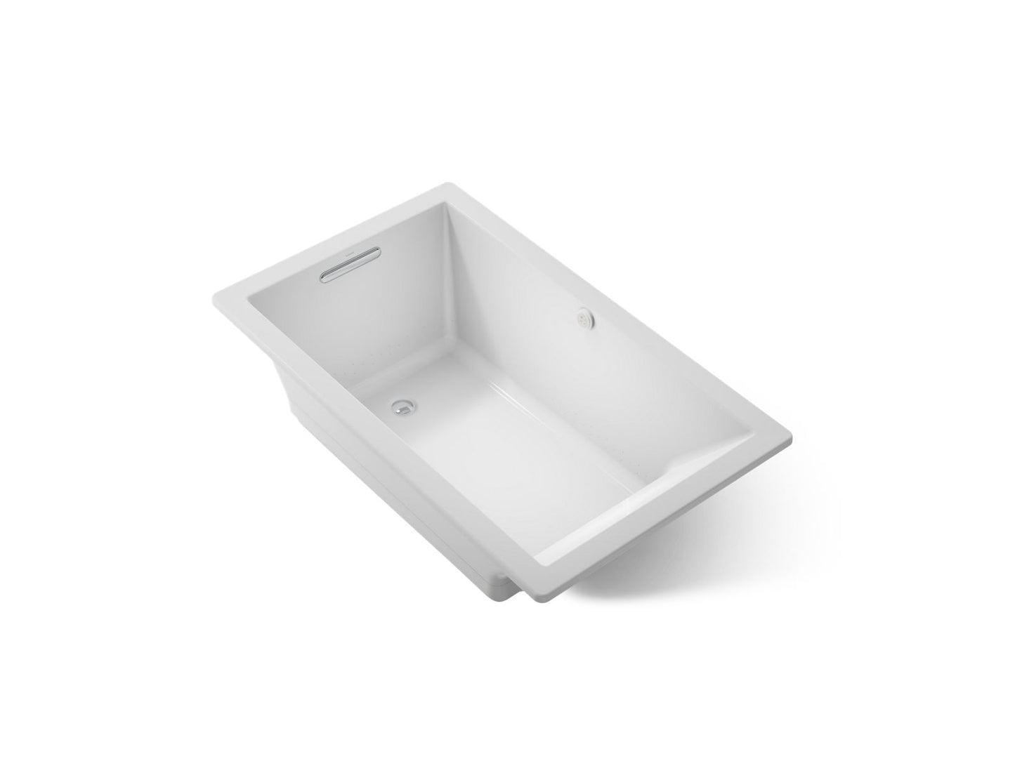 KOHLER K-1849-GH Underscore 60" x 36" drop-in Heated BubbleMassage air bath