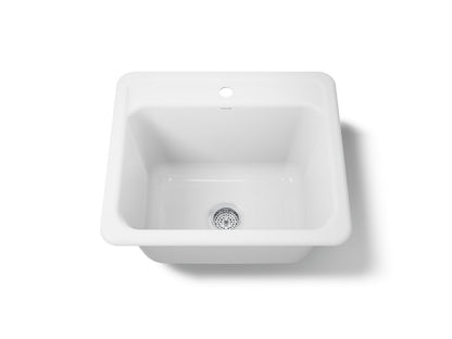 KOHLER K-19017-1 Glen Falls 25" top-/undermount single-bowl utility sink