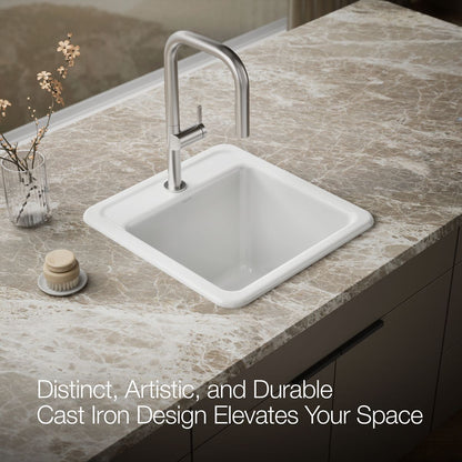 KOHLER K-19022-1 Park Falls 21" top-/undermount single-bowl utility sink