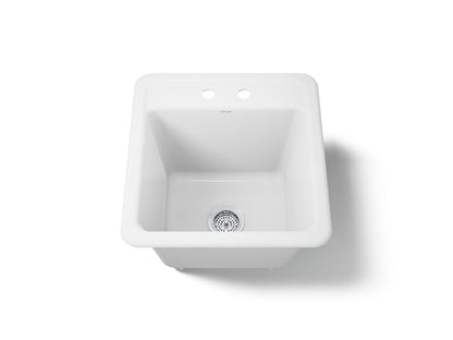 KOHLER K-19022-2 Park Falls 21" top-/undermount single-bowl utility sink