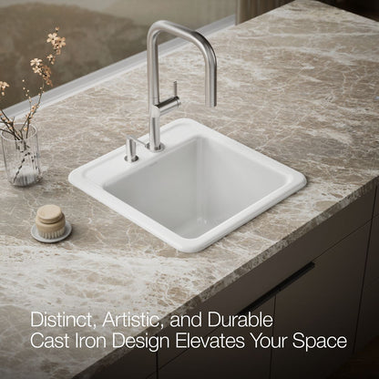 KOHLER K-19022-2 Park Falls 21" top-/undermount single-bowl utility sink