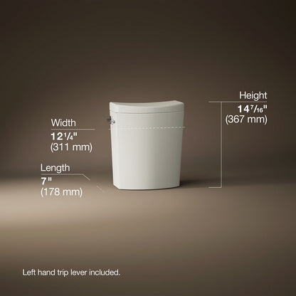 KOHLER K-19042 Persuade Curv Toilet tank, dual-flush