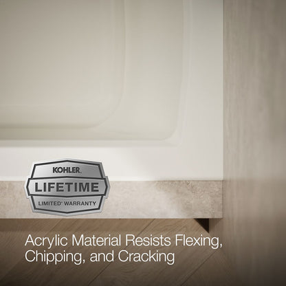 KOHLER K-1946-L Archer 60" x 30" alcove bath, left drain
