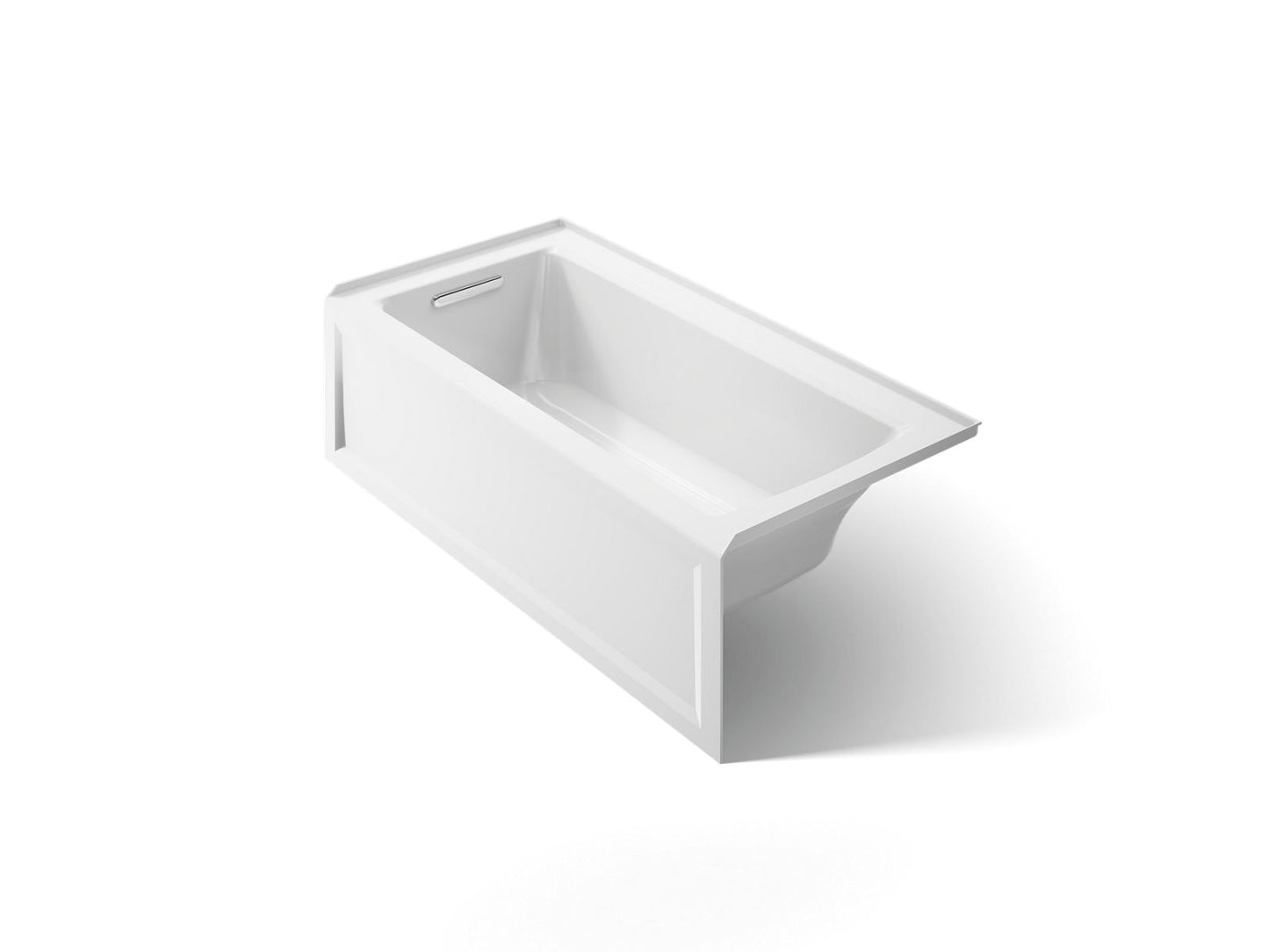 KOHLER K-1946-LA Archer 60" x 30" alcove bath, left drain