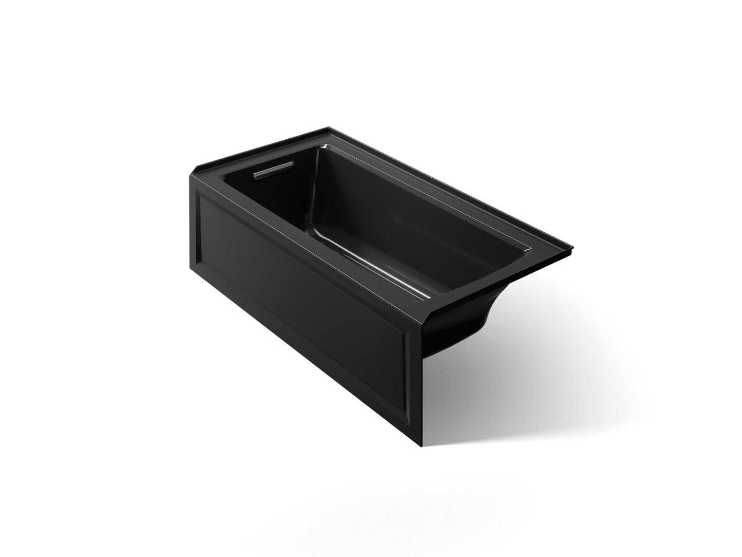 KOHLER K-1946-LAW Archer 60" x 30" alcove bath with Bask heated surface, alcove left drain