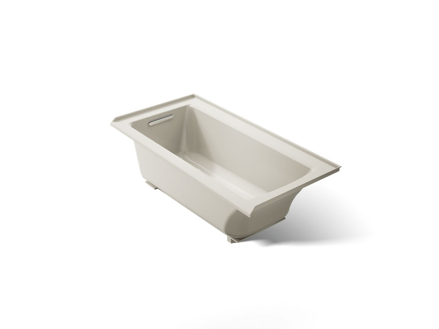 KOHLER K-1946-LW Archer 60" x 30" alcove bath with Bask heated surface, left drain
