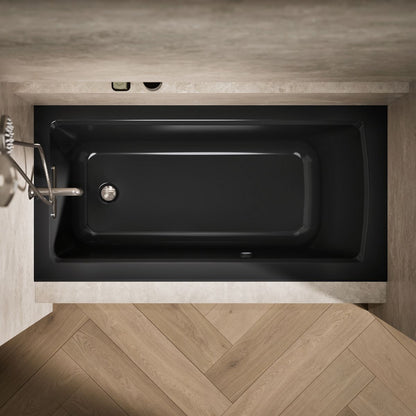 KOHLER K-1946-LW Archer 60" x 30" alcove bath with Bask heated surface, left drain
