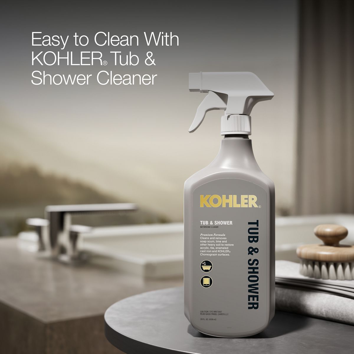 KOHLER K-1946-W1 Archer 60" x 30" drop-in bath with Bask heated surface