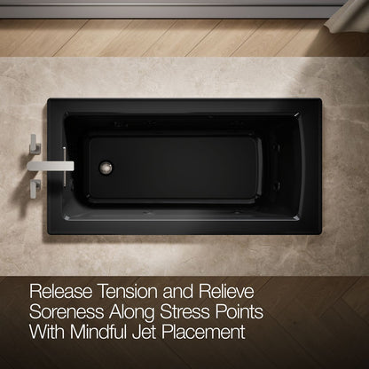 KOHLER K-1947 Archer 60" x 30" drop-in whirlpool bath