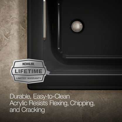 KOHLER K-1947-GH Archer 60" x 30" drop-in Heated BubbleMassage air bath