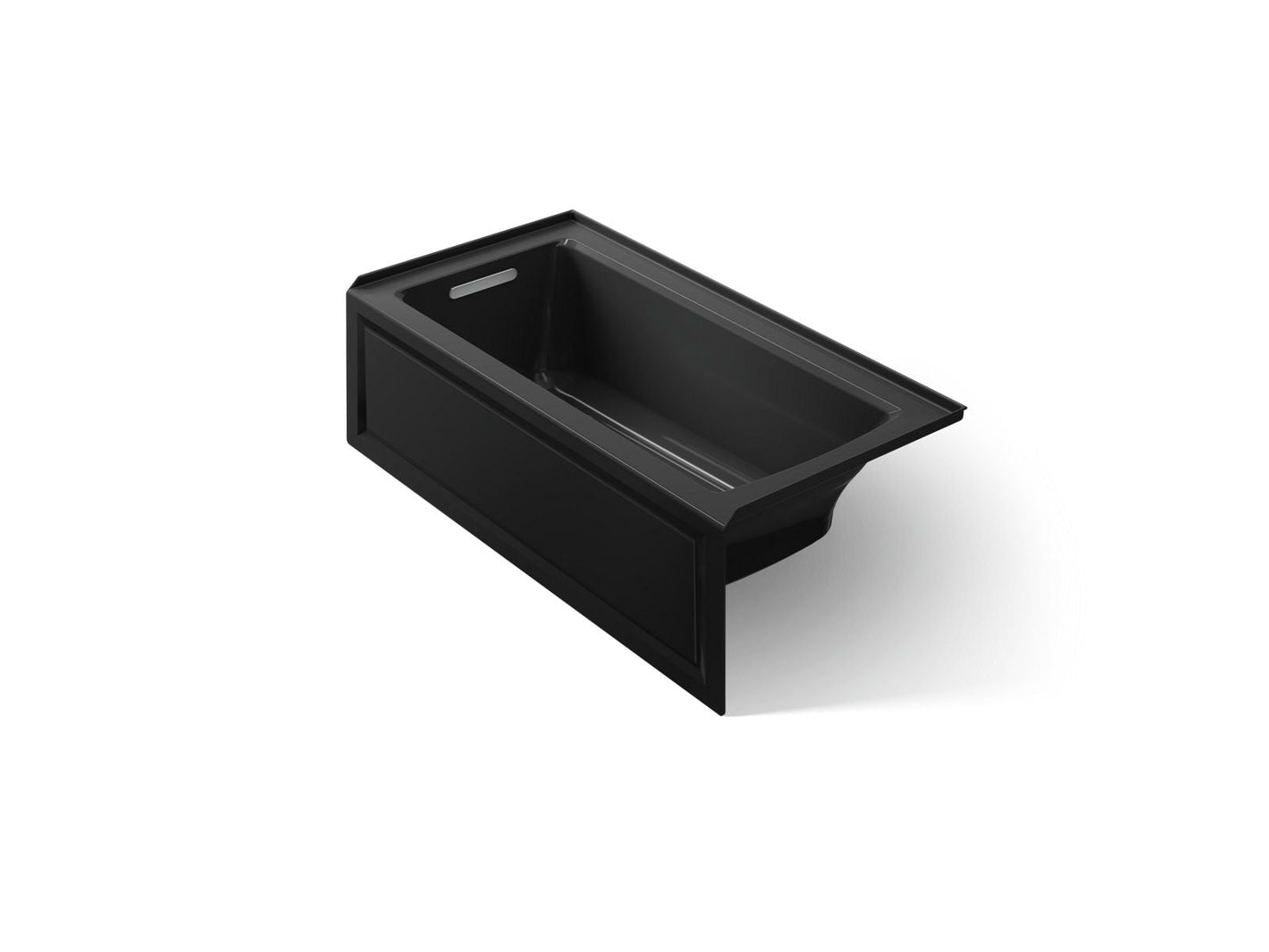 KOHLER K-1947-GHLA Archer 60" x 30" alcove Heated BubbleMassage air bath, left drain