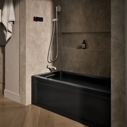 KOHLER K-1947-GHLA Archer 60" x 30" alcove Heated BubbleMassage air bath, left drain