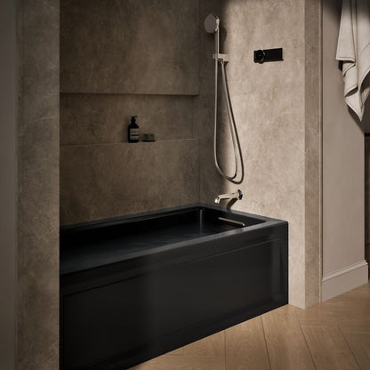 KOHLER K-1947-GHRA Archer 60" x 30" alcove Heated BubbleMassage air bath, right drain
