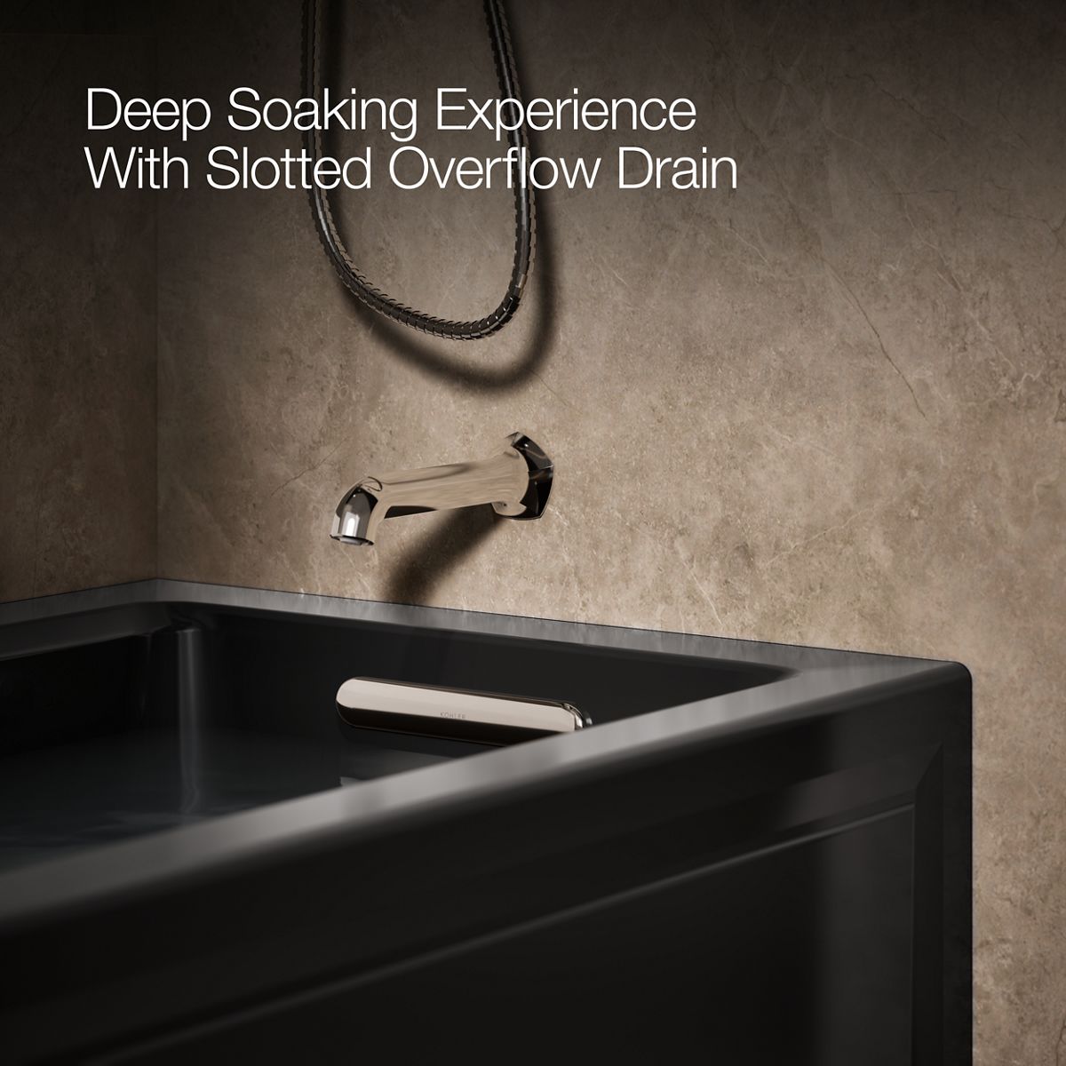 KOHLER K-1947-GHRA Archer 60" x 30" alcove Heated BubbleMassage air bath, right drain
