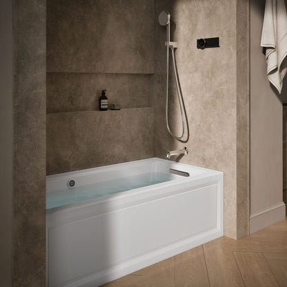 KOHLER K-1947-GHRAW Archer 60" x 30" alcove Heated BubbleMassage air bath with Bask heated surface, right drain